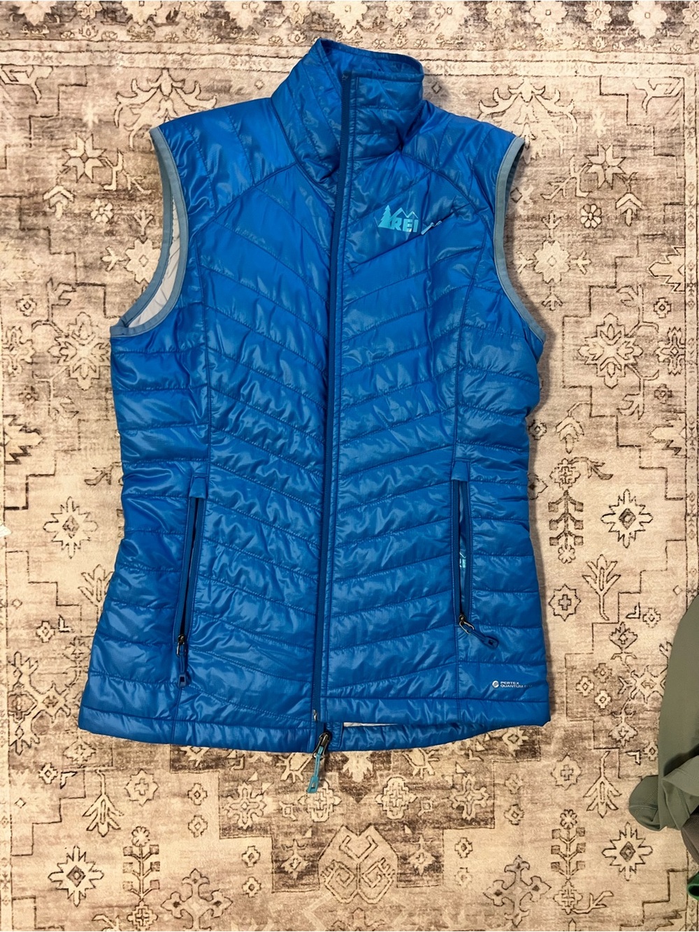 REI Women's Bright Blue Quilted Insulated Vest